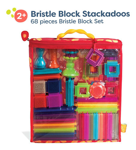B Bristle Block Stackadoos Building Bloques De Juguete Para 1