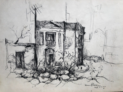 Diana Chalukian - Lote De Seis Dibujos (tintas) Originales 0