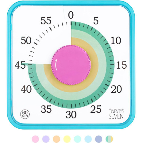 Reloj De Cuenta Regresiva Mecánico De 19 Cm Para Oficina 0