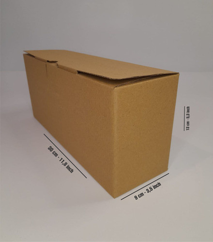10 Caja Tonner Chica Kr Corrugado  Aut 30x9x13.5 1