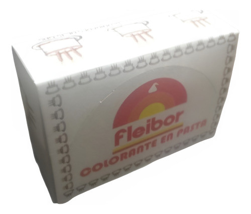 Colorante En Pasta Fleibor 15gr X 12/u Rojo R Reposteria 0