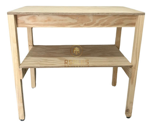 Mesa Para Trabalho Manual Com Prateleira Madeira Prática 0