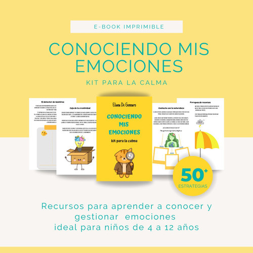 Conociendo Mis Emociones Ebook Imprimible Niños Niñas 1