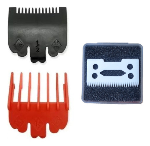 Combo Cuchilla Cerámica + Set De Alzas 0,5 Y 1,5 Plásticas 0