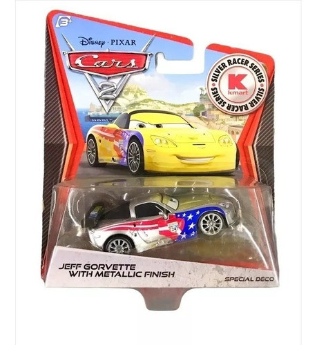 Cars Disney Jeff Gorvette Auto Metallic Bunny Toys 0