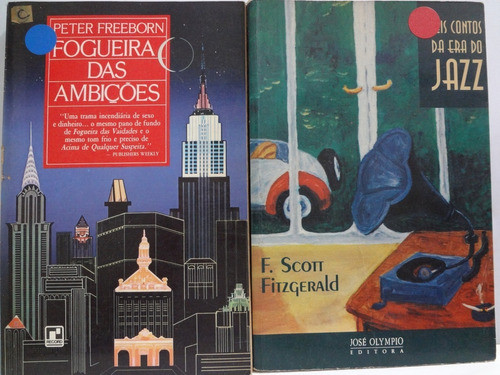 2 Livros 6 Contos Da Era Do Jazz Scott Fitzgerald + Fogueira 0