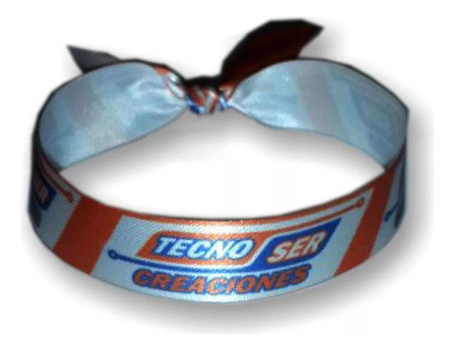 Pulseras De Raso Full Color X100 Publicidad Souvenir 0