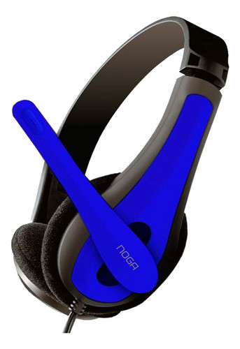 Auricular Headset Noganet Ngv-400 Azul Fact A-b 0