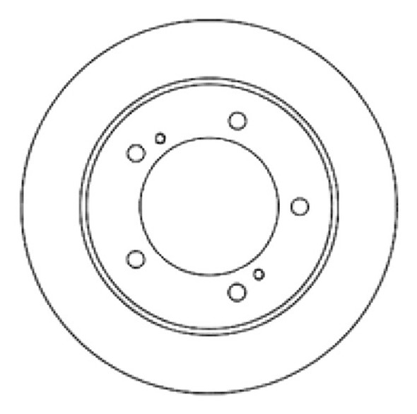 Disco Freno Delantero (289mm) Breme Suzuki Samurai 0