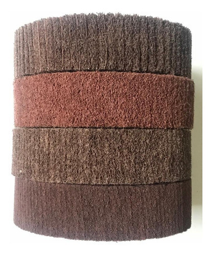 Rueda Esponja Abrasiva Scotch Pulido Mate Inox 200x50 Medio 0