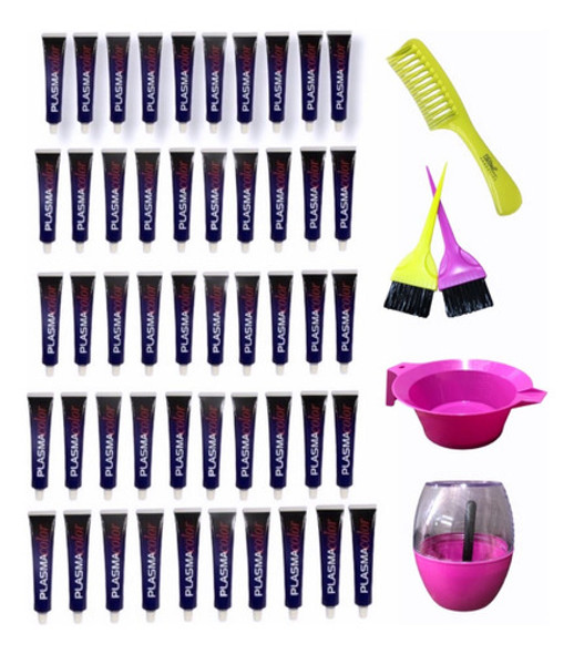 Tintura Plasma 50 U. A Elección + Kit Coloración Bonificado 0