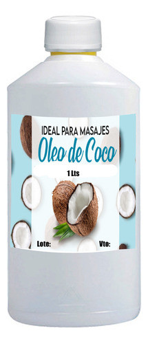 Oleo De Coco Part. Profesional 1 Lts Caba Belgrano Envios 0