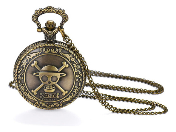 Reloj De Bronce Antiguo Con Cadena De 80 Cm Para Día De Vale 0