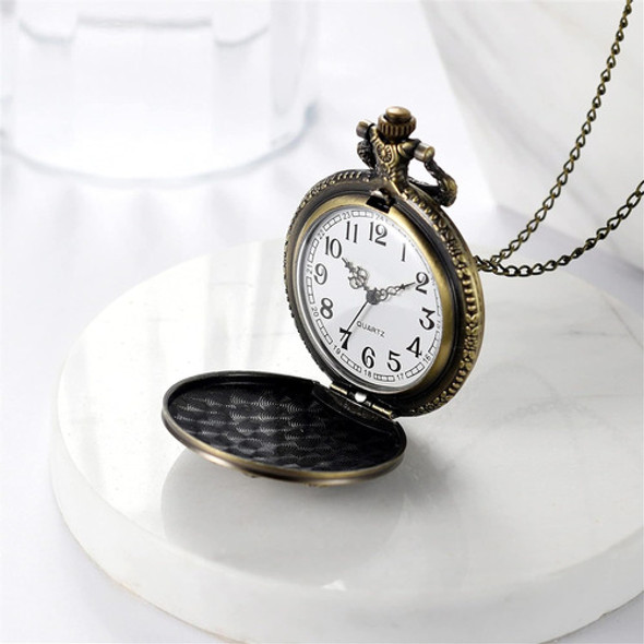 Reloj De Bronce Antiguo Con Cadena De 80 Cm Para Día De Vale 1