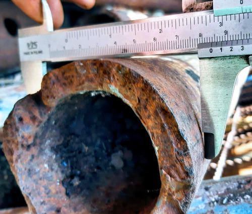 Caño.tubo 84 Mm..espesor 12,5 Mm.( 3 X 1/2 ).tubos Larralde 0