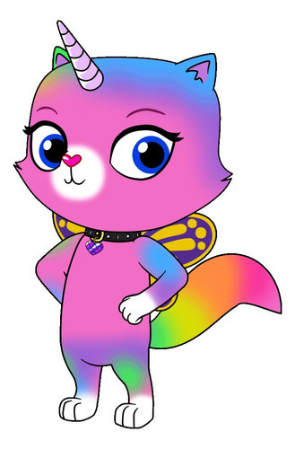 Kit Imprimible Candy Bar Rainbow Butterfly Unicorn Kitty 0