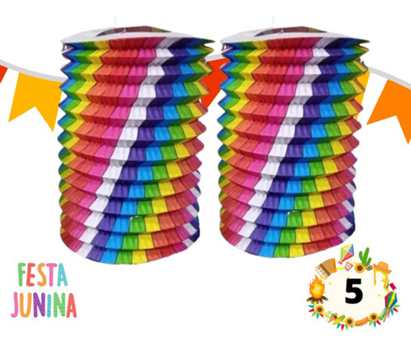 Kit 5 Lanternas Sanfona Festa Junina Decoração Teto Top 0 Kit 5 Lanternas Sanfona Festa Junina Decoração Teto Top 0
