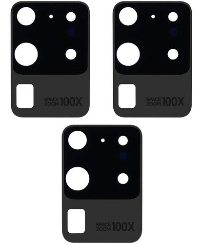 Repuesto De Lente Para Galaxy S20 Ultra 6.9 Sm-g988 (x3) 0