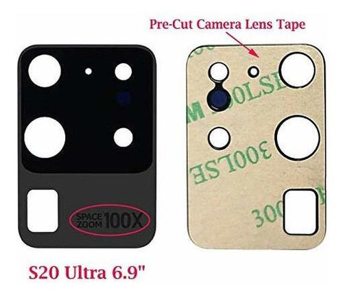Repuesto De Lente Para Galaxy S20 Ultra 6.9 Sm-g988 (x3) 1