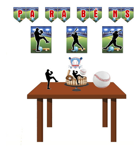 Kit Festa Basebol 0