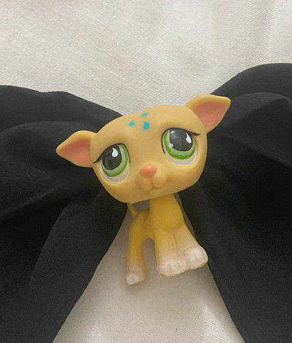 Littlest Pet Shop Original Perro Amarillo #875 Galgo Vintage 0