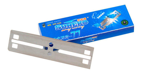 Repuesto De Navajin Doble Suneko 10 Unidades Barba Barberia 0