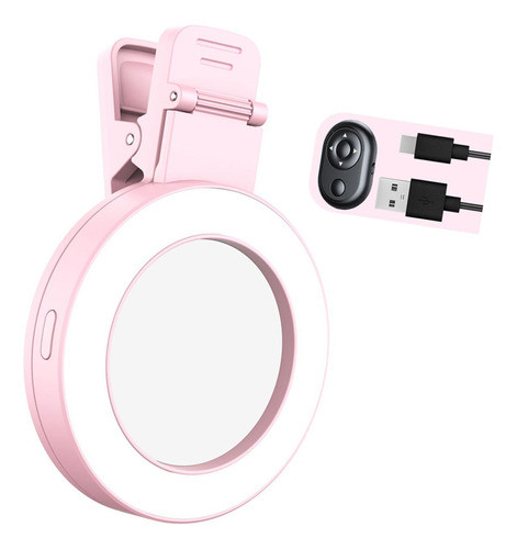 Selfie Com Luz De Preenchimento De Telefone, Kit De Rosa 0