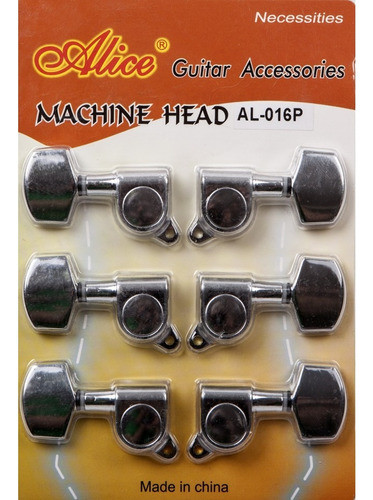 Clavijero Para Guitarra 3+3 Alice Al-016p Acústica Eléctrica 0