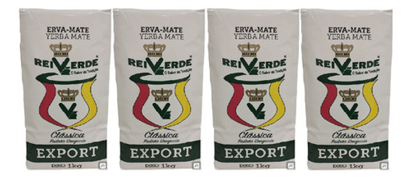 Yerba Rei Verde Clasica 1kg , 4 Unidades 4kg Envio Gratis 0