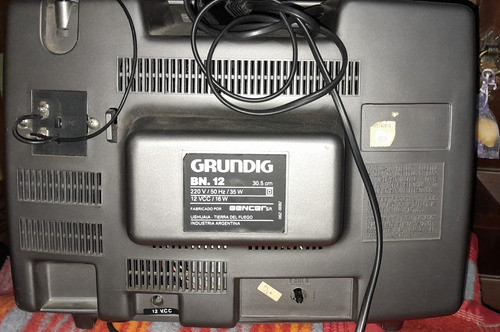 Televisor Blanco Y Negro Grundig 12 1