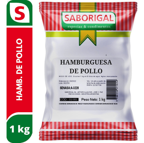 Kit Hamburguesas Pollo Integral + Aglutinante + Papel 15x15 0