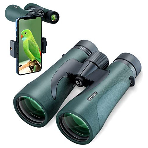 Binoculares Hd Profesionales 12x50 Con Adaptador De Telefono 0