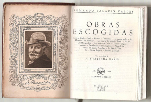 Obras Escogidas - Palacio Valdes - Aguilar 0 Obras Escogidas - Palacio Valdes - Aguilar 0