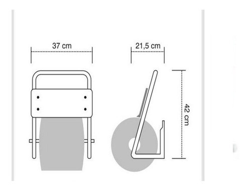 Dispenser Pared Kinton Para Bobina Industrial Multiuso 10210 1