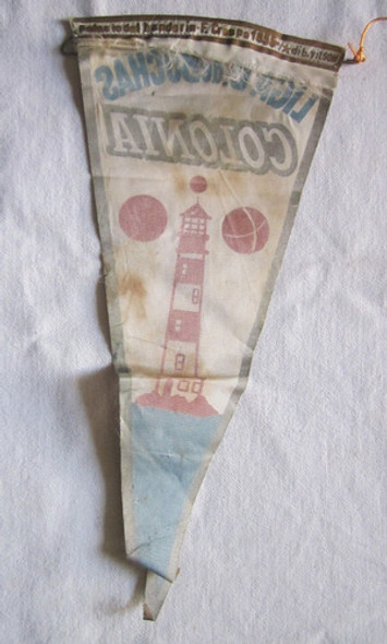 Antiguo Banderin Liga De Bochas Colonia Uruguay 1 Antiguo Banderin Liga De Bochas Colonia Uruguay 1