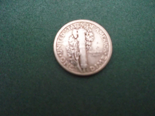 Moneda De Estados Unidos 10 Centavos 1917 S 1