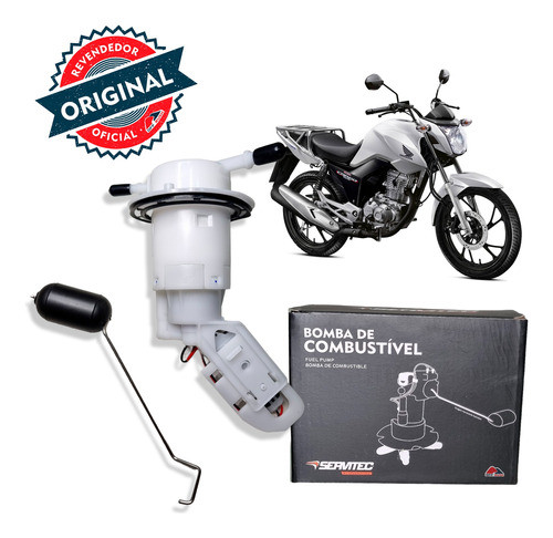 Bomba Combustível Completa Servitec Honda Cg 160 Cargo 16-21 1