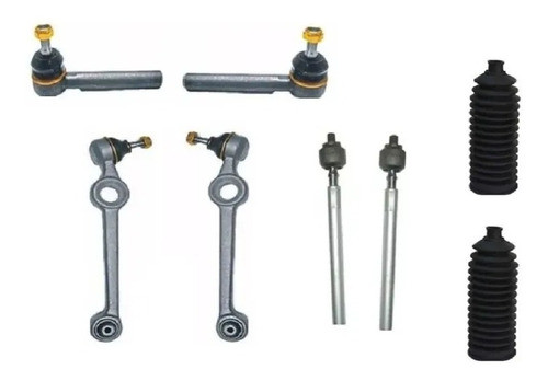 Kit Fiat 147 (86-92) Extremo Precap Fuelles Brazos De Rotula 0
