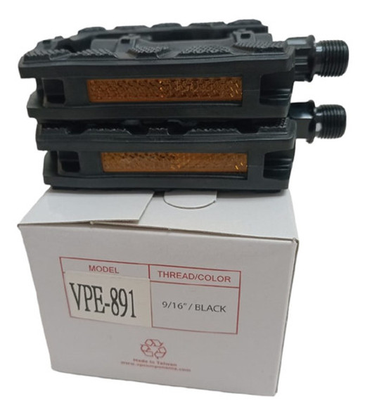 Par Pedales Mtb Vp 891 Plataforma Resina 9/16 Bicicleta 1