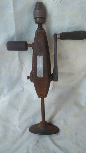 Taladro Antiguo Manual De Pecho Importado Funcionando 0