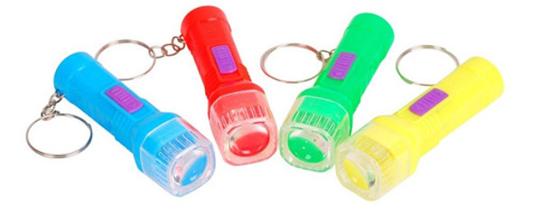 Caja Linternita Llavero Led 5,8 Cm Ideal Sorpresitas Cumple 1