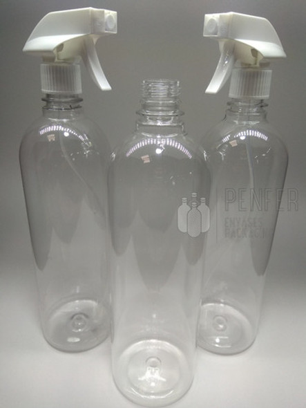 Botella 1000ml C Gatillo Pulverizador (pack Por 10 Unid) 0