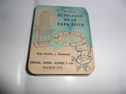 Publicidad El Palacio De La Papa Frita Jabon De Manos Libret 0