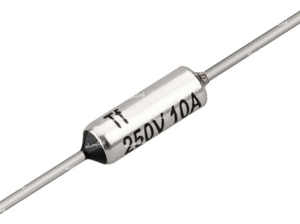 3 Fusibles Protector Térmico Axial 240ºc 10a 250vac 0