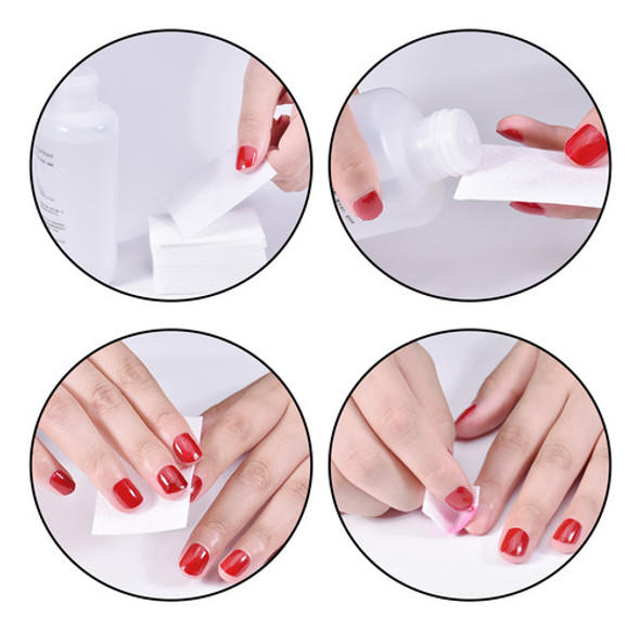 Algodão Prensado Removedor De Esmalte Unhas Gel Helen Color 1