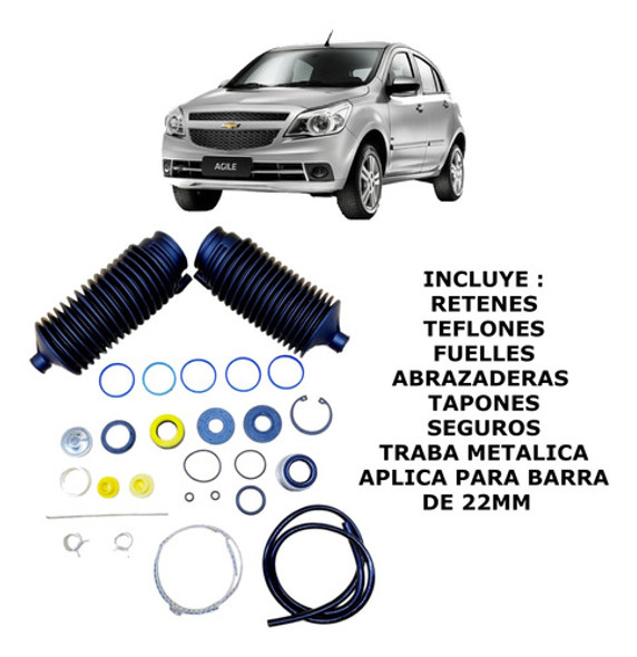 Kit Reparacion Direccion Hidraulica Chevrolet Agile 2010/.. 1 Kit Reparacion Direccion Hidraulica Chevrolet Agile 2010/.. 1