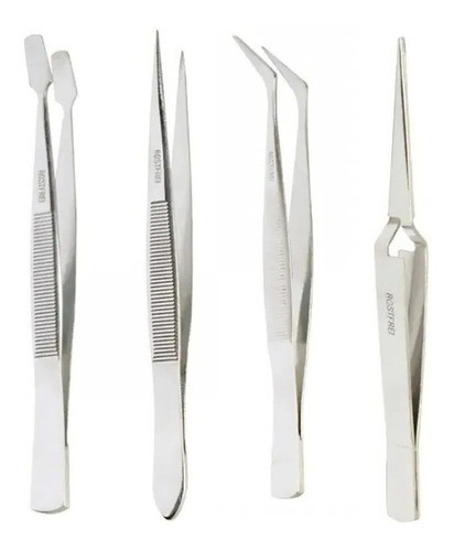 Kit Bruselas Acero Inoxidable X4 Pinzas Proskit 808-389 0