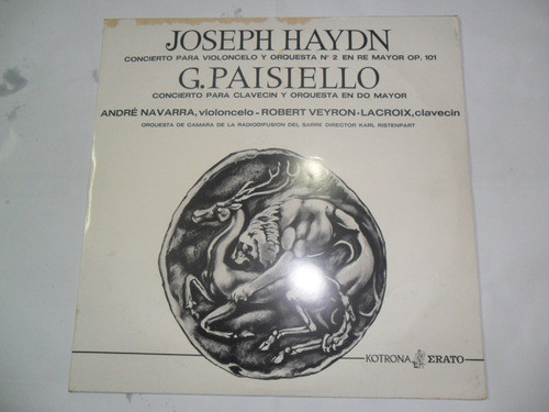 J Haydn G Paisiello Veyron Lacroix Kotrona Erato Disco Lp 0
