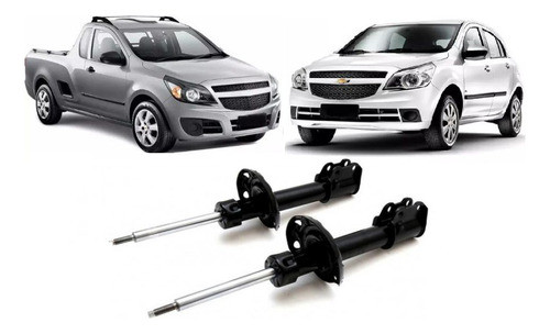 2 Amortecedor Dianteiro Montana 1.4 Flex Ls Combo 2011/2021 0