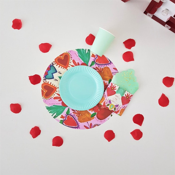 Servilleta Confetti Aqua 20 Un 1
